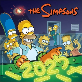 Calendar The Simpsons 2025 Wall Calendar Book