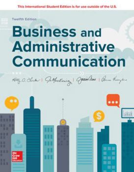 Paperback ISE Business and Administrative Communication Book