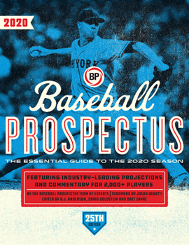 Paperback Baseball Prospectus 2020 Book