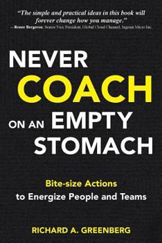 Paperback Never Coach on an Empty Stomach Book
