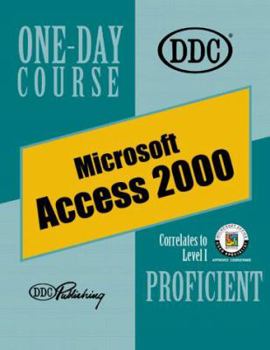 Hardcover Access 2000 Proficient One Day Course Book