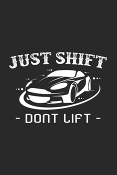Just shift dont lift: 6x9 Drifting | dotgrid | dot grid paper | notebook | notes