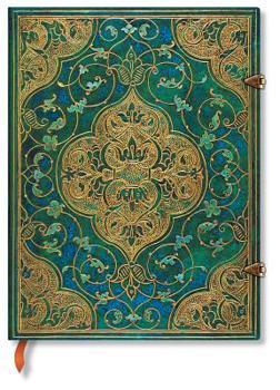 Diary Paperblanks Turquoise Chronicles Hardcover Ultra Lined Clasp Closure 144 Pg 120 GSM Book