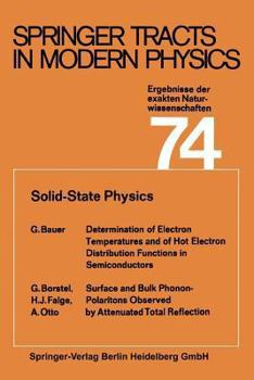 Paperback Solid-State Physics: Ergebnisse Der Exakten Naturwissenschaften Book