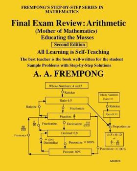 Paperback Final Exam Review: Arithmetic: (Mother of Mathematics) Book