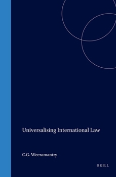 Hardcover Universalising International Law Book