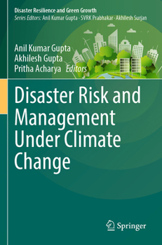 Paperback Disaster Risk and Management Under Climate Change Book