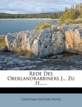 Paperback Rede Des Oberlandrabbiners J... Zu H...... [German] Book