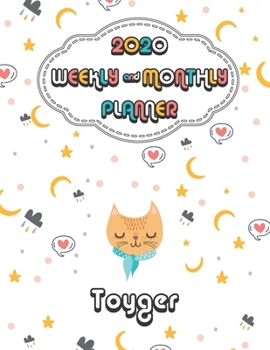 2020 Toyger Cat Planner : Weekly & Monthly with Password list, Journal calendar for Toyger Cat owner: 2020 Planner /Journal Gift,133 pages, 8.5x11, Soft cover, Mate Finish