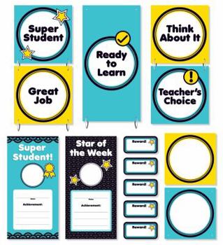 Paperback Aqua Oasis Behavior Clip Chart Mini Bulletin Board Book