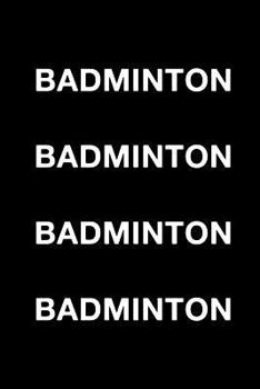 Paperback Badminton Badminton Book