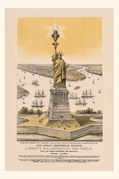 Paperback Vintage Journal Liberty Enlightening the World, New York Harbor Book
