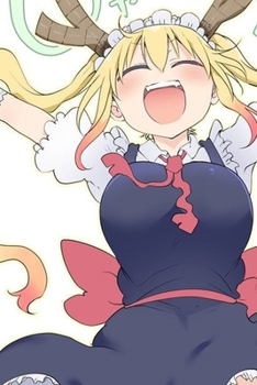 Journal: Dragon Maid Soft Glossy Cover Journal Lined Pages Book 6 x 9 Inches 110 Pages