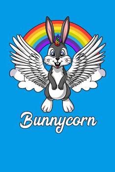 Paperback Bunnycorn: Cute Bunny Unicorn Notebook Book