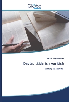 Paperback Davlat tilida ish yuritish [Uzbek] Book