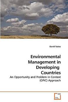 Paperback Environmental Management in Developing Countries Book