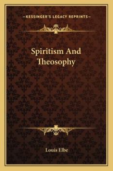 Paperback Spiritism And Theosophy Book