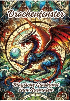 Drachenfenster: Magische Glaskunst zum Ausmalen (German Edition)