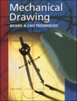 Hardcover Mechanical Drawing Board & CAD Techniques, Student Edition Book