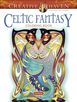 Paperback Creative Haven Celtic Fantasy Coloring Book