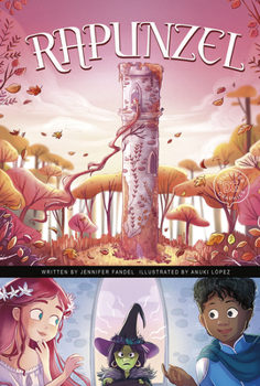Paperback Rapunzel: A Discover Graphics Fairy Tale Book
