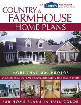Paperback Country & Farmhouse Home Plans (Lowes) Book