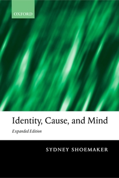 Hardcover Identity, Cause, and Mind: Philosophical Essays Book