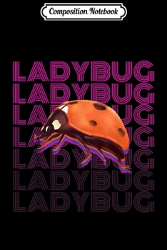 Composition Notebook: Ladybug Otaku Vaporwave Japanese Aesthetic Dance EDM  Journal/Notebook Blank Lined Ruled 6x9 100 Pages