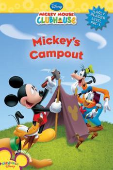 Paperback Mickey's Camp Out [With Punch-Out Flash Cards] Book