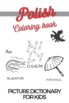 Paperback Learn Polish Coloring Book Picture Dictionary For Children Book