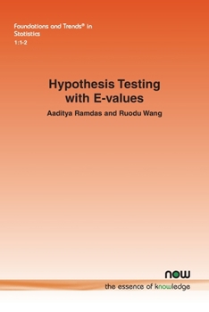 Paperback Hypothesis Testing with E-values Book