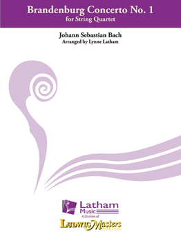 Paperback Brandenburg Concerto No. 1 for String Quartet: Conductor Score (Latham Music) Book