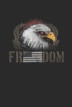 Freedom: Blank Lined Notebook (6" x 9" - 120 pages) ~ The United States of America Themed Notebook for Gift, Daily Journals, Diary