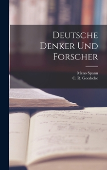 Hardcover Deutsche Denker Und Forscher Book