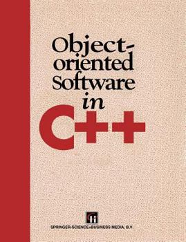 Paperback Object-Oriented Software in C++ Book