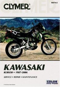 Paperback Kawasaki Klr650 1987-2006: Service, Repair & Maintenance Book