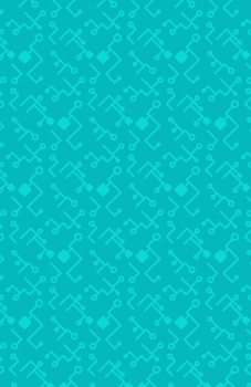 Paperback A5 Lined Notebook 110 Pages: Funny Ruled Journal High Tech Computer Engineer Programmer Purple Blue Colorful 07B. Cute Unique Student Teacher Blank Book