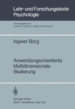 Paperback Anwendungsorientierte Multidimensionale Skalierung [German] Book
