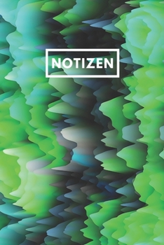 Notizen: Blanko Abstrakt Motiv Heft für Aufzeichnungen Lettering Handschrift zum Selbstgestalten | ein Tolles und Kreatives Geschenk (German Edition)