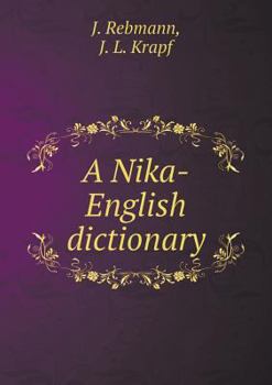 Paperback A Nika-English dictionary Book