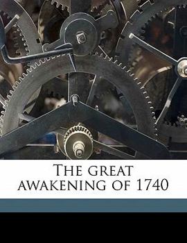 Paperback The great awakening of 1740 Book