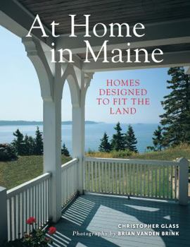 Paperback At Home in Maine: Houses Designed to Fit the Land Book