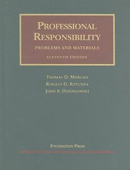 Hardcover Professional Responsibility, Problems and Materials Book