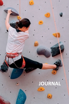 Paperback Journal: Indoor climbing holds Useful Bullet Journal Dot Grid Daily Planner Student for Belaying Gear Experts Book