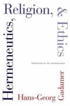 Hardcover Hermeneutics, Religion, and Ethics Book