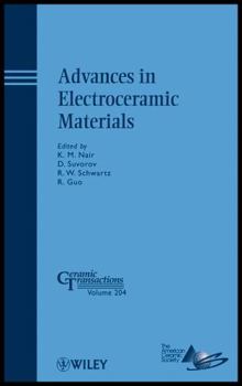 Hardcover Advances in Electroceramic Materials Book
