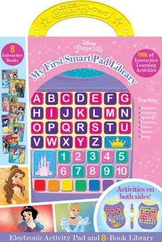 Hardcover My First Smart Pad Disney Princess Electronic Activity Pad and 8-Book Library [With Battery] Book