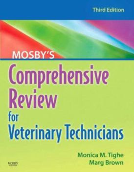 Paperback Mosby's Comprehensive Review for Veterinary Technicians Book