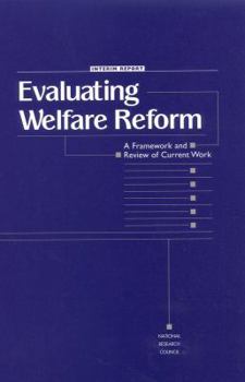 Paperback Evaluating Welfare Reform: A Framework and Review of Current Work, Interim Report Book