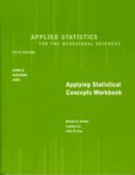 Paperback Workbook for Hinkle/Wiersma/Jurs' Applied Statistics for the Behavioral Sciences, 5th Book